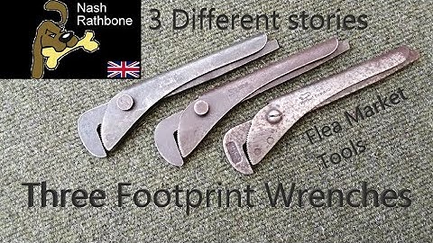 Three Footprint Wrenches. Three Different Stories.