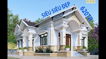 MH0304 - SIÊU PHẨM BIỆT THỰ 1 TẦNG TÂN CỔ ĐIỂN HOÀN THIỆN THÔ CHỈ 620TR