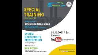 Sytem Opportunity Presentation and Technical Training