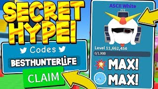 Best Mythical Hat And 2 Farmland Hype Codes In Unboxing Simulator Max Dmg Roblox