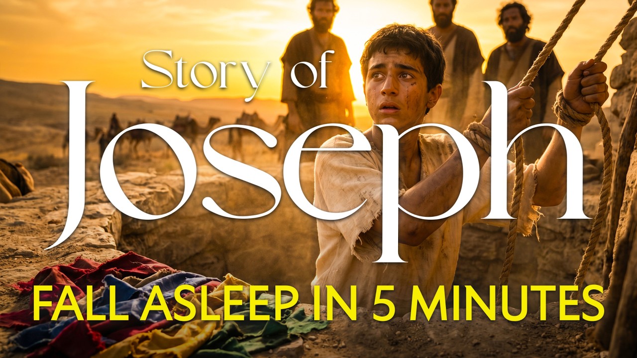 Fall Asleep to the Story of Joseph | Dreams, Betrayal, and Forgiveness | Bible + Rain
