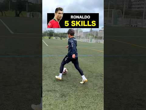 Which CR7 SKILL do you like?🤔🇵🇹#football #soccer #shorts