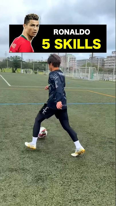 Which CR7 SKILL do you like?🤔🇵🇹#football #soccer #shorts
