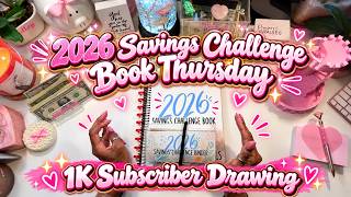 Cash Saving wth 2026 Saings Challenge Book - Daily Savings - 1k Subscriber Winner Announcement