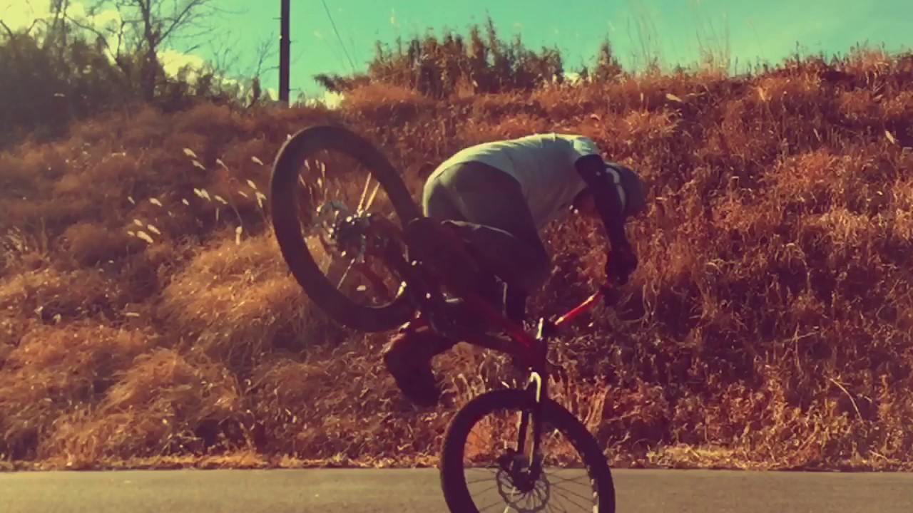 Training of Footjam Tailwhip and Bunnyhop 360(180) バニホ360とテールウィップの練習！