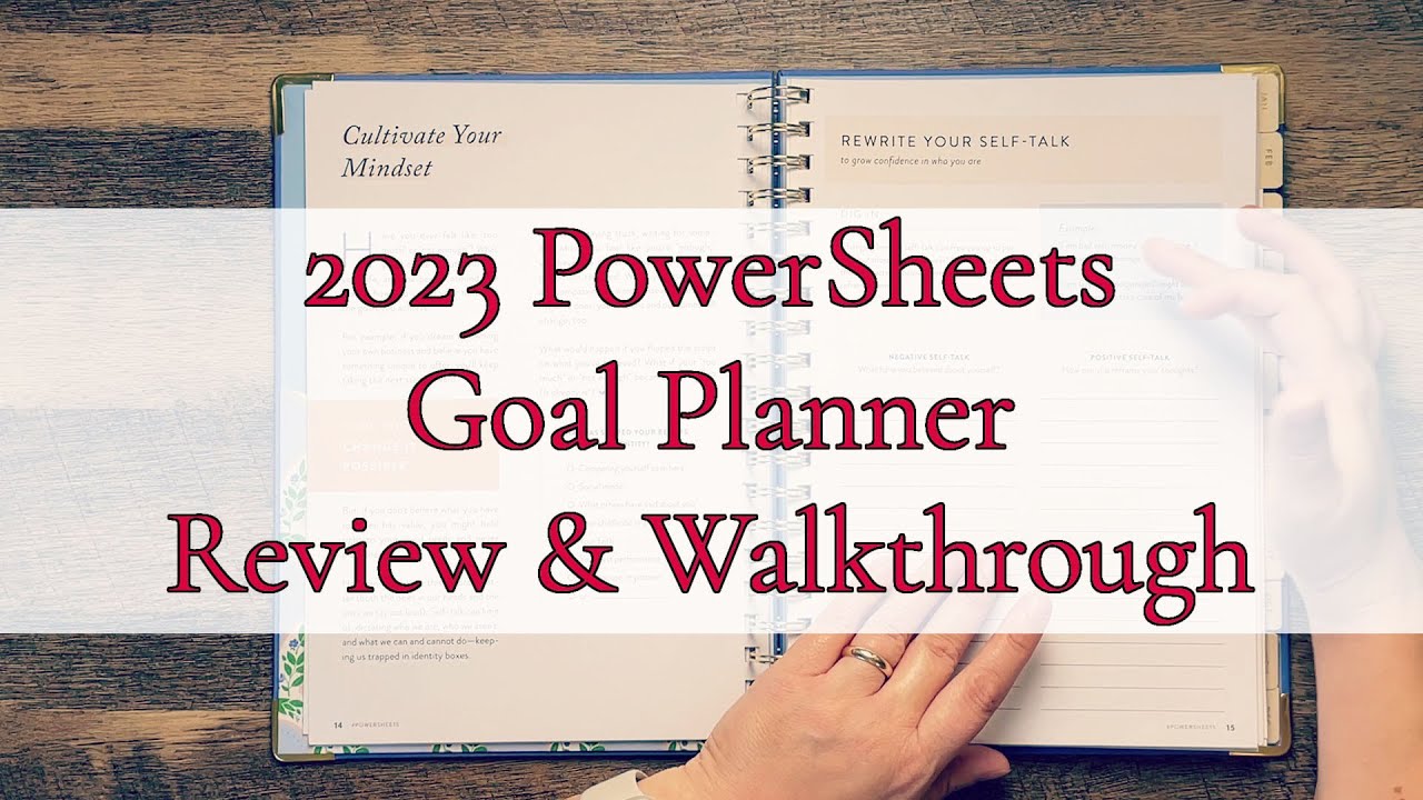 ***NEW 2023 POWERSHEETS GOAL PLANNER REVIEW & WALKTHROUGH || HOMESCHOOL MOM