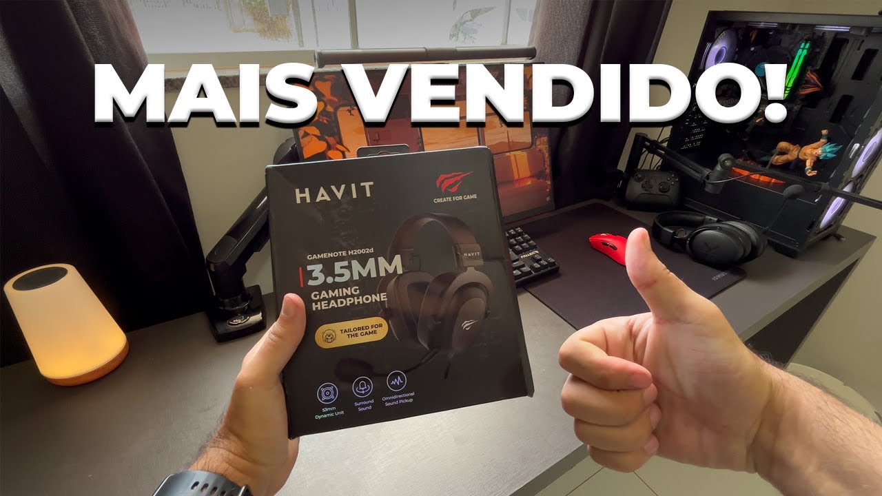 HAVIT H2002D - Comprei o Headset MAIS VENDIDO do Brasil! (é isso tudo mesmo?)