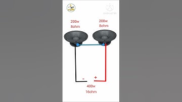 Speaker series connection #shorts #diy #electronics