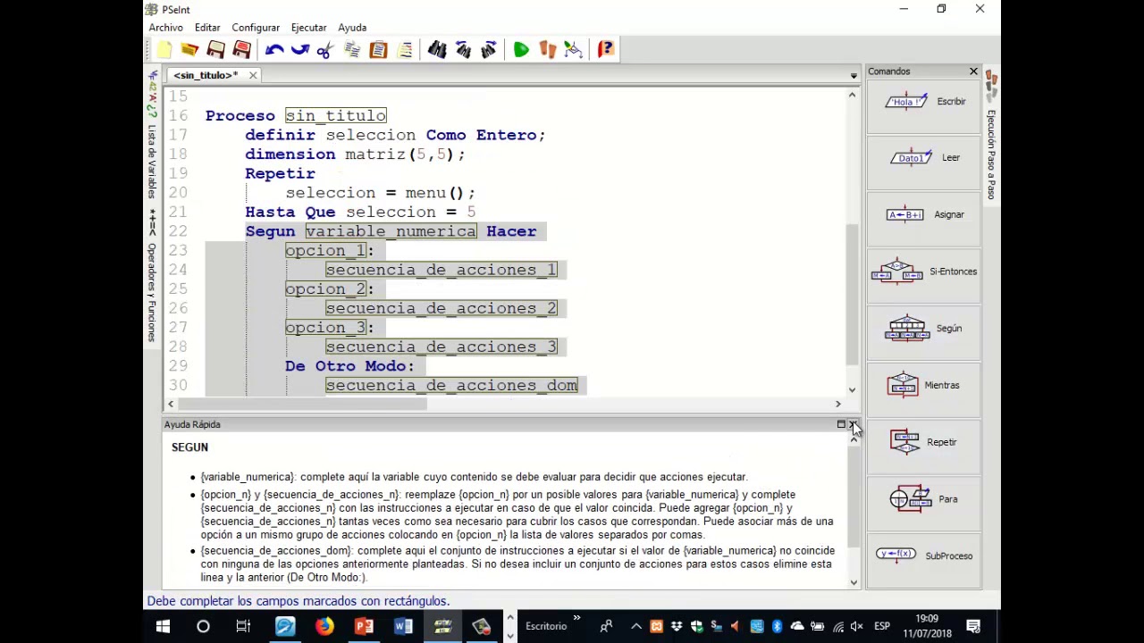 Funciones y procedimientos con matrices - YouTube