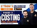 CMA Foundation | Costing Full Syllbus Marathon | June 26 | CA CS Pavan Sharma