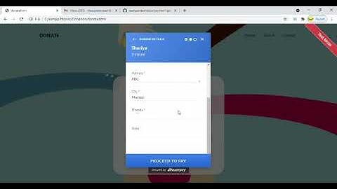 Payment Gateway Integration || Spark Foundation #GRIPJULY21