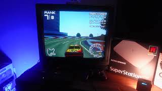 1986 Sharp CRT + SuperStation One + Ridge Racer R4