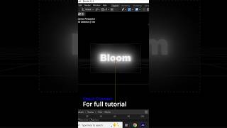 How to create bloom effect in blender eevee (latest version) #tutorial #blender