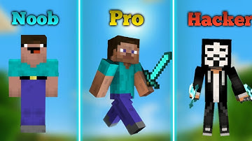 Noob Vs Pro Vs hacker in Minecraft 😂 | shinchan in Minecraft | Funny video #shorts