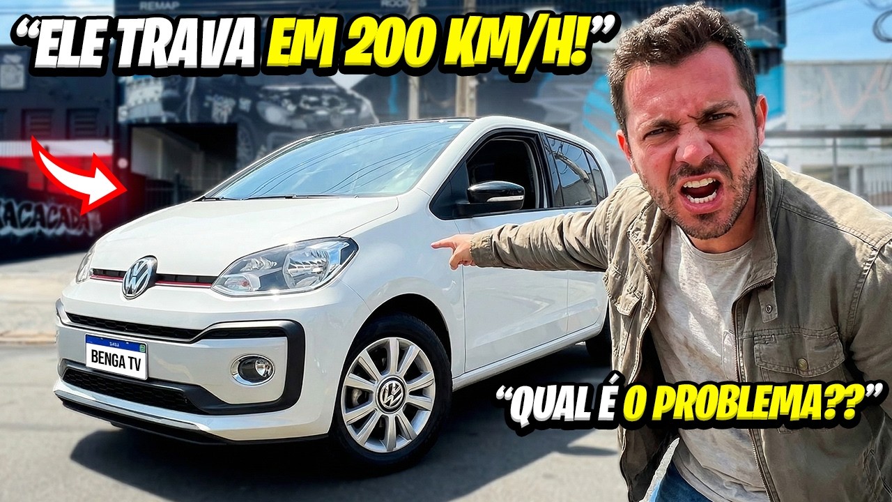 CLIENTE RECLAMOU: MEU UP TSI TRAVA NOS 200KM/H!😤 VEJA A SOLUÇÃO!✅