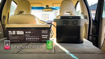 LiFePo4 Charging 🔋 Power Queen | CTEK | EcoFlow Alternator Charger | AC/DC