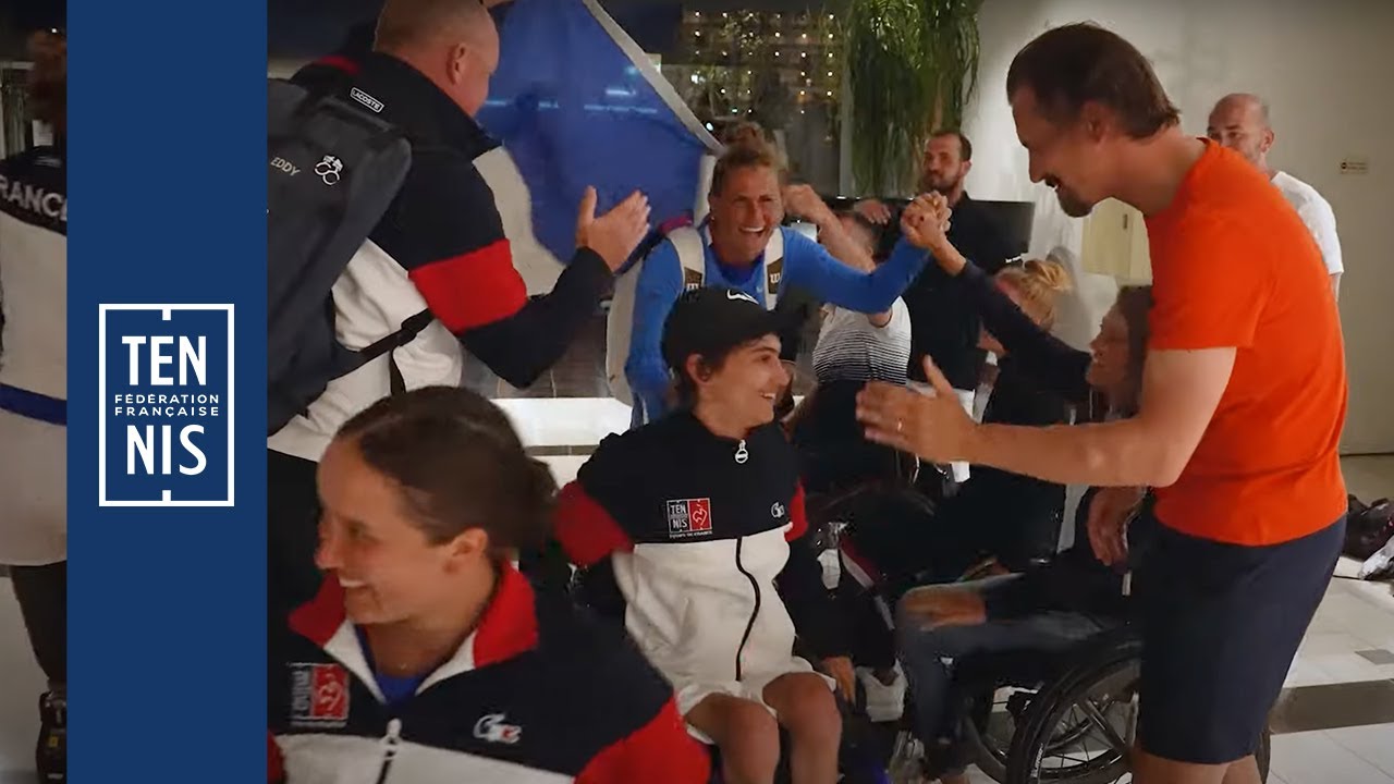 ?? UN JOUR AVEC LES BLEUS #5 - Coupe du monde tennis-fauteuil 2022 | FFT