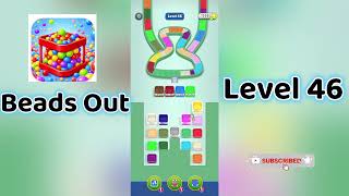 🎮 Beads Out Level 46 Walkthrough 🧩 | Tricky Bead Puzzle Solution | Mini Boss