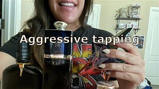 ASMR Aggressive tapping on my current favorite fragrances