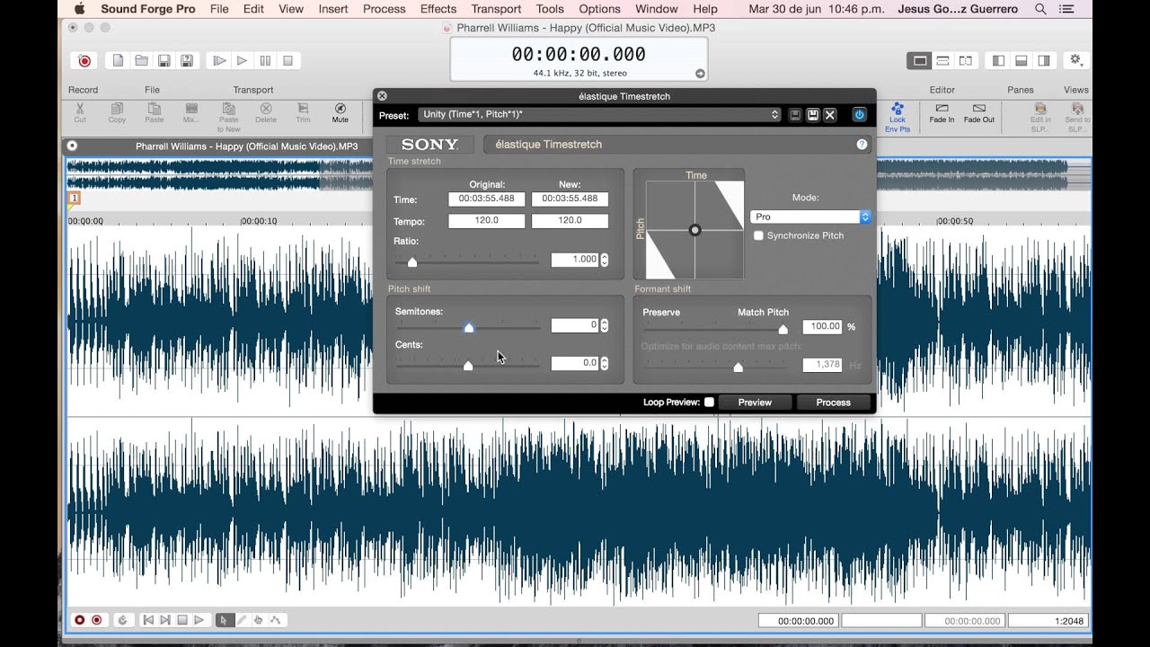 sound forge pro mac 2.5