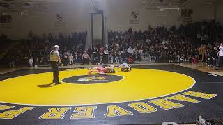 NJ Wrestling: Hanover Park's Vincenzo LaValle clinches Group 1 semifinal victory with pin screenshot 5