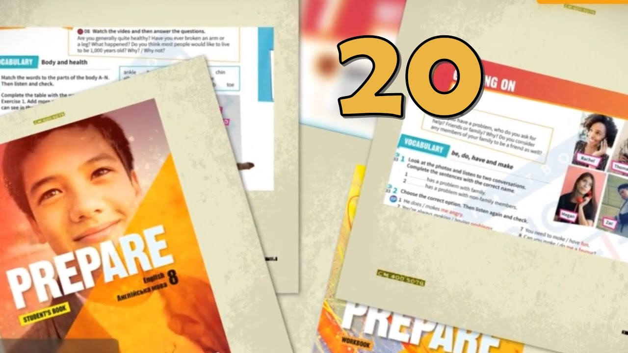 Prepare 8 НУШ Unit 3  My way of life  Vocabulary Life events p 20 Student's Book