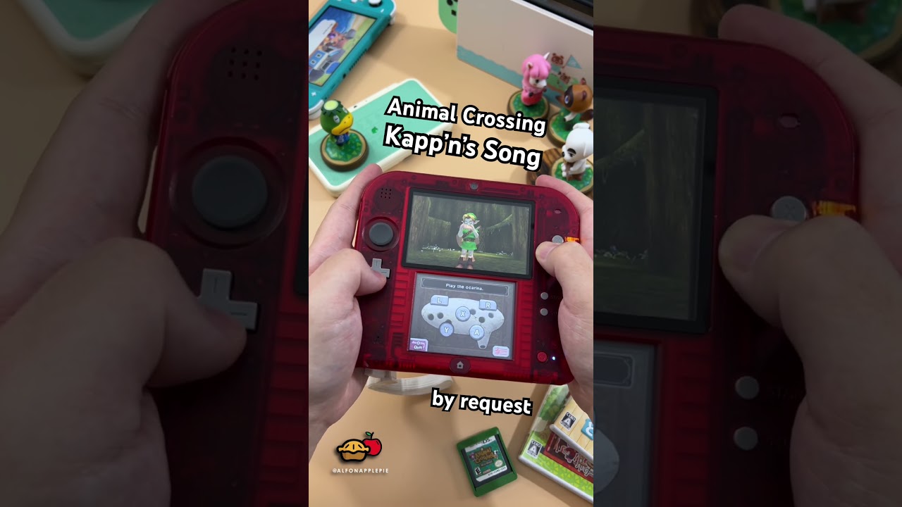 Animal Crossing Kapp’n’s Song played in Ocarina of Time 😁🎮🕹️