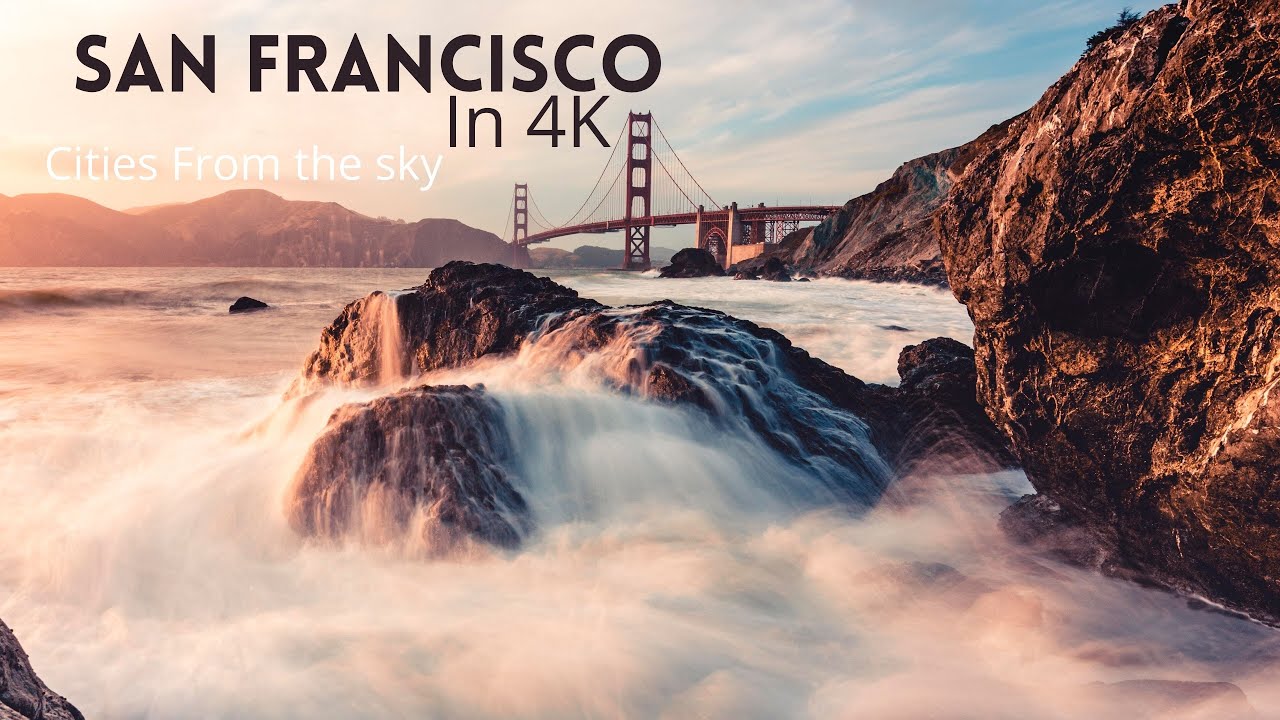 San Francisco. California. In 4K Cities from the sky // Cinematic Video