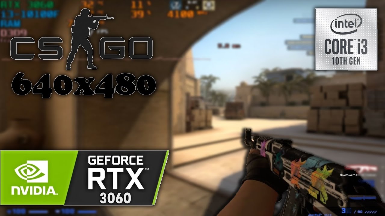 [CS:GO 640x480] RTX 3060 + i3-10100f | CS:GO RTX 3060 testing - YouTube