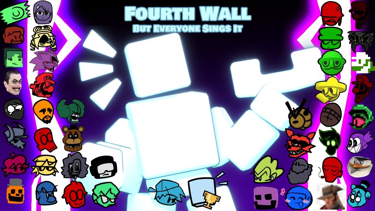 FOURTH WALL but everyone sings it ! - Funkin' at Freddy's BETADCIU