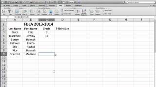 Celebrity Dropdown Menus in Excel Mac 2011 Net Worth