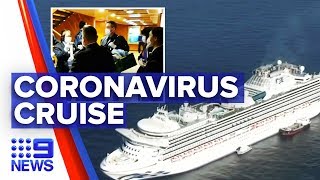 Two Aussies infected by coronavirus on cruise ship in Japan | Nine News Australia