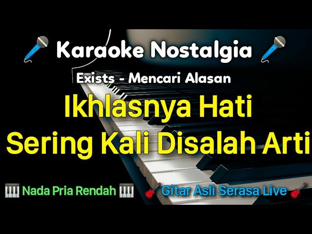 MENCARI ALASAN Exists  Karaoke Nada Cowok / Pria class=