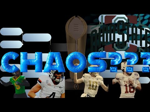 The College Football Playoff Scenario that would cause ABSOLUTE CHAOS ...