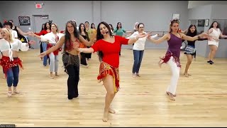 A Taste of Belly Dance! 💃 Fun, Beginner-Friendly Holiday Class! #bellydance #dance #homeworkout