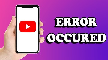 An Error Occurred Youtube | other Accounts Error Occurred Tap Retry| Switch Account Error in Youtube