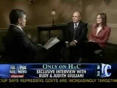 Mayor Rudy Giuliani and his wife Judith sat down with Sean Hannity on Fox News' Hannity & Colmes.