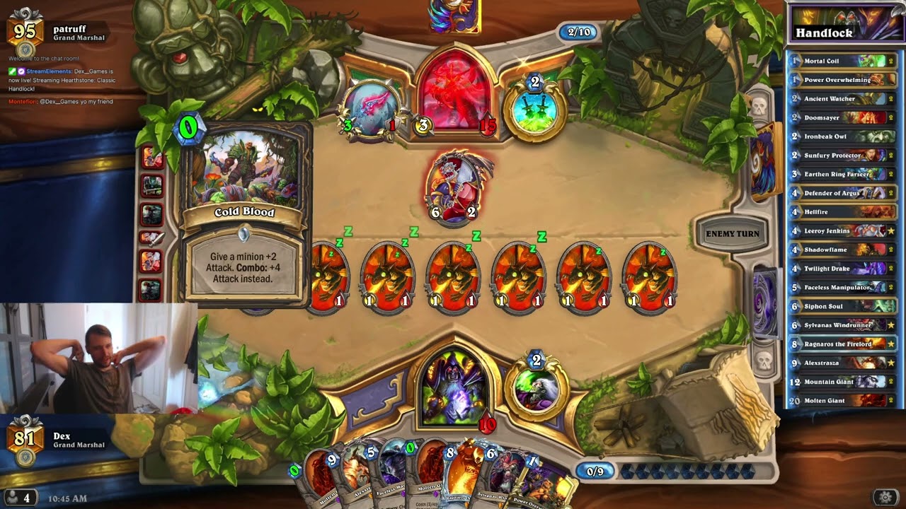 Hearthstone: Classic Handlock With No Soulfire!
