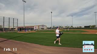 Cubs' Spring Training | Feb. 11, 2026 | Matt Shaw BP + Pitcher fielding practice