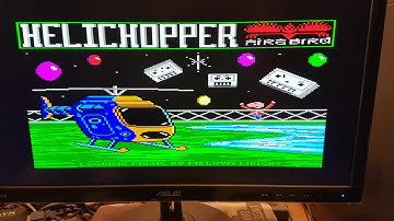 Amstrad CPC6128 loading Helichopper with maxduino v1.48