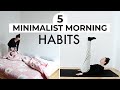 Minimalist Morning Routine 🌞 » 5 Daily Habits + Slow Living in 2021