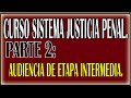 Curso Sistema de Justicia Penal 2.- Etapa Intermedia - La Audiencia