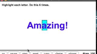 hw4 display kinetic text