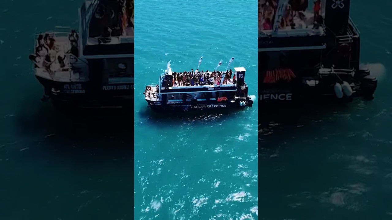 Cancun boat party 