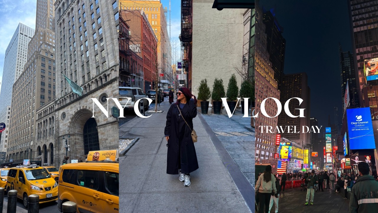 ✨ NEW YORK VLOG – TRAVEL DAY ✈️🗽