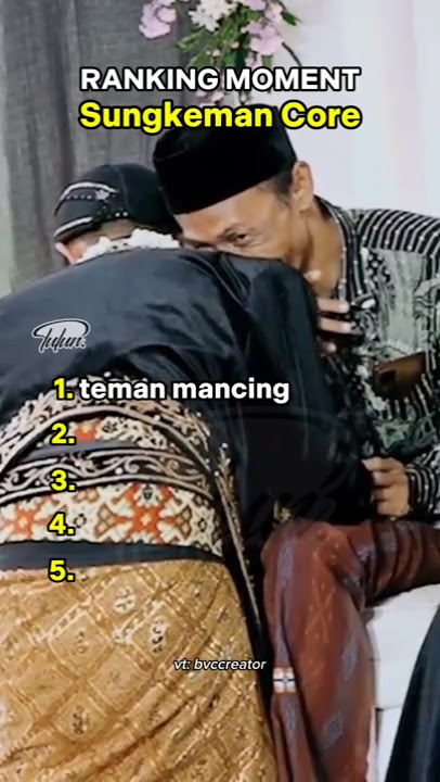 Sungkeman Core | Ranking Moment #shorts #sungkeman