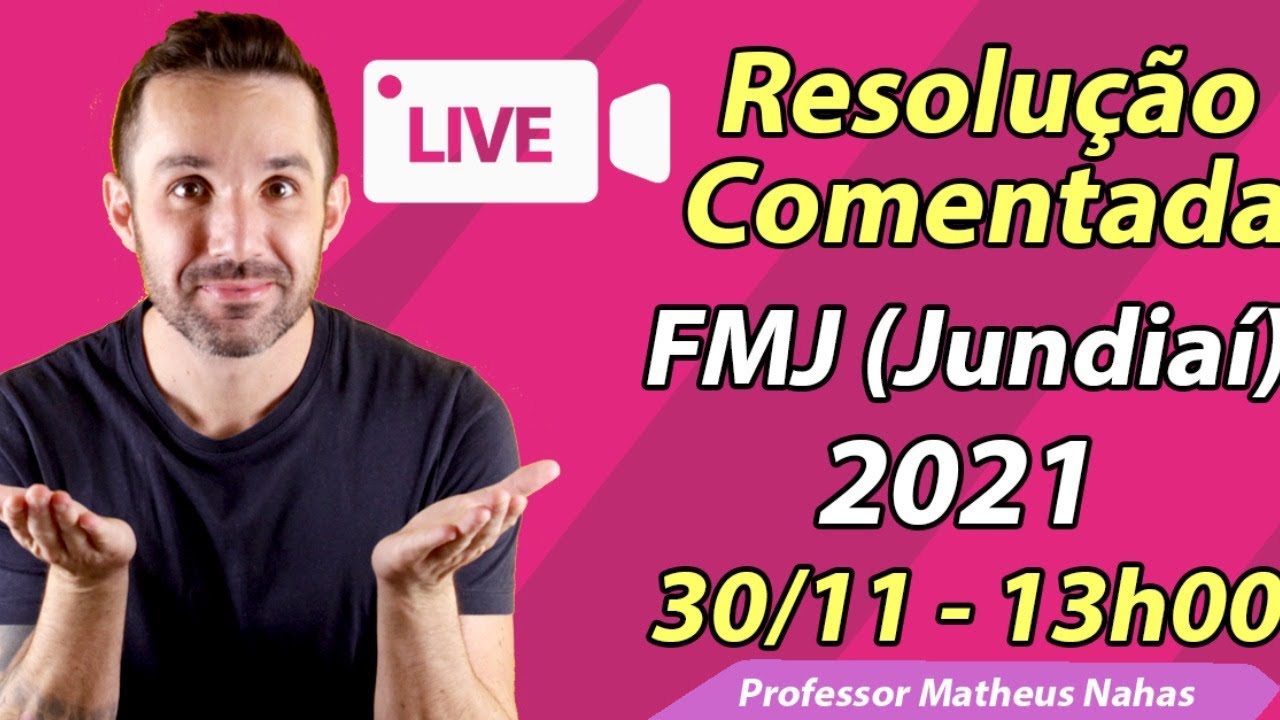 LIVE - CORREÇÃO - FMJ (JUNDIAÍ) 2021