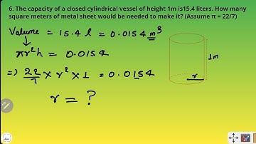 ncert class 9 maths chapter 13(surface areas and volumes) exercise 13.6 question 6