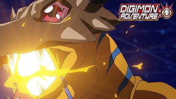 Greymon Battle | Digimon Adventure: