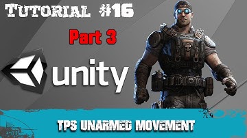 Tutorial #16- Third Person Shooter Unarmed Movement(Part 3)| TPS Unity 3D Tutorial| By RHS